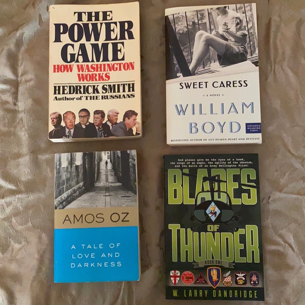 USED BOOKS (2 DECENT CONDITION, 2 IN GOOD COND)
